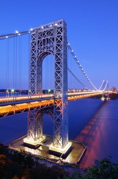 George Washington Bridge In New York