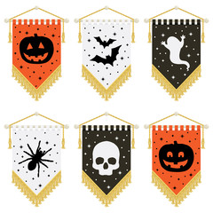 halloween pennants