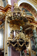 Kanzel in der Universitätskirche