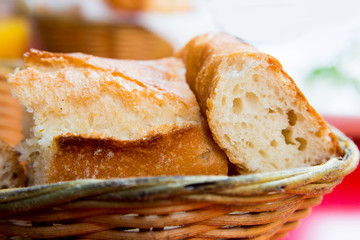 bread in basket