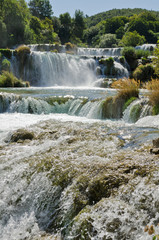 Obraz premium Skradinski Buk - waterfall in Krka National Park in Croatia