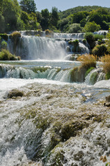 Skradinski Buk - waterfall in Krka National Park in Croatia