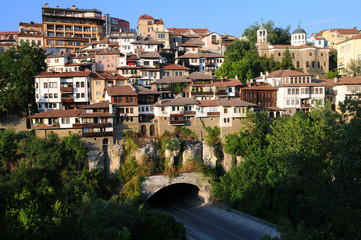 Veliko Tarnovo at Sunset