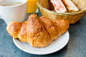 fresh croissant