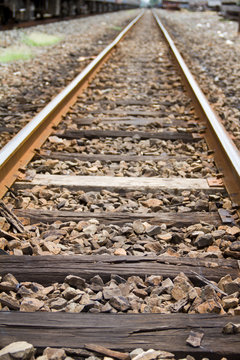 railroad closeup