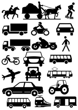Icons Strassenverkehr