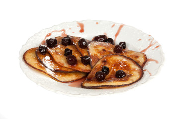 Pancakes with Cherries