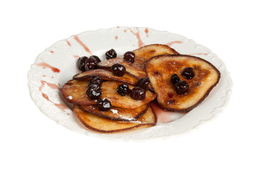 Pancakes with Cherries