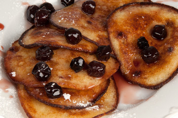 Pancakes with Cherries