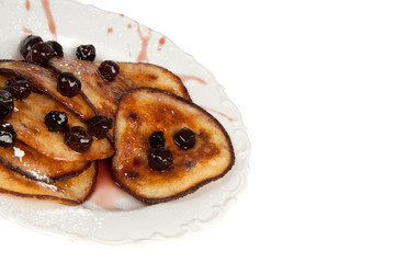 Pancakes with Cherries