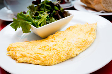 omelet with ham