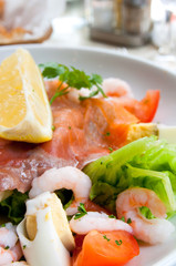 Fresh seafood salad