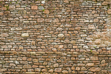 Old ancient wall made from stone