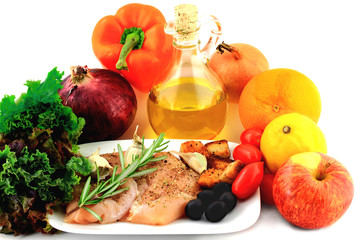 Ingredients for Cooking Chicken Salad.