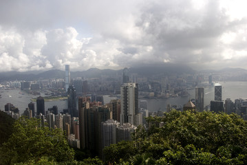 Fototapeta premium View from Victoria Peak, Hongkong