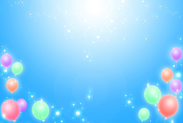 舞い上がる風船