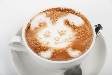 latte closeup