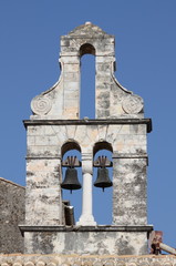 Orthodox bell tower in Corfu