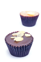 cupcake isolated on white