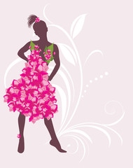 Summer girl. Fashion collection