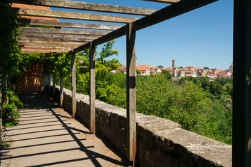 Burggarten in Rothenburg ob der Tauber