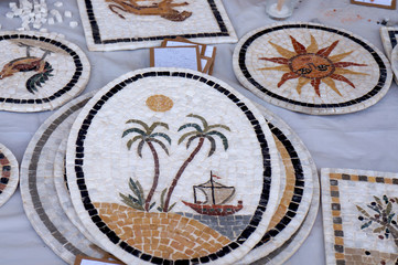 Stone mosaics handmade in tunisia