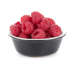 Ripe raspberry small bowl