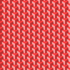 Seamless geometric pattern. Easy to change color in vector.
