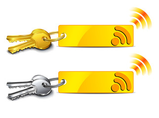 Internet connection key icon