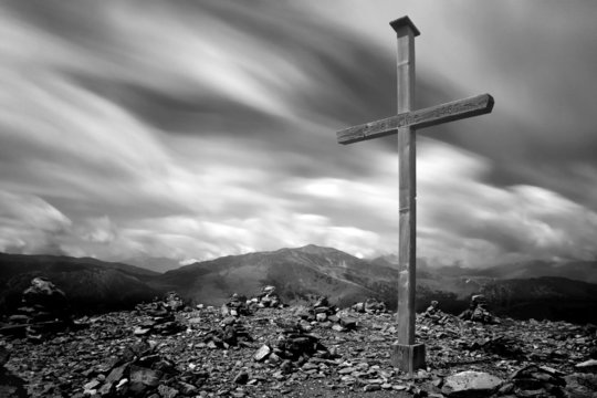 Fototapeta Gipfelkreuz