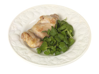 Chicken thigh with Watercress