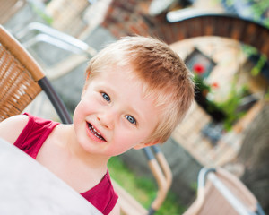 Little boy's smile