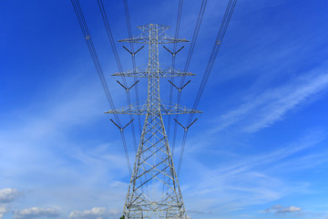 High voltage towers