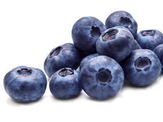 Blueberry isolated on white background