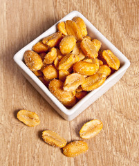 Salted peanuts