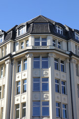 Eckhaus aus der Gründerzeit in Hamburg