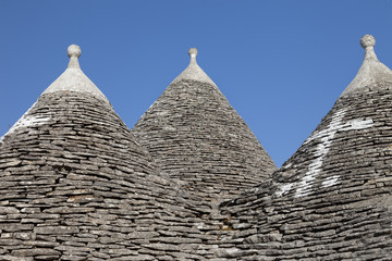 Fototapeta na wymiar Trulli wioska (Alberobello, Apulia, Włochy)