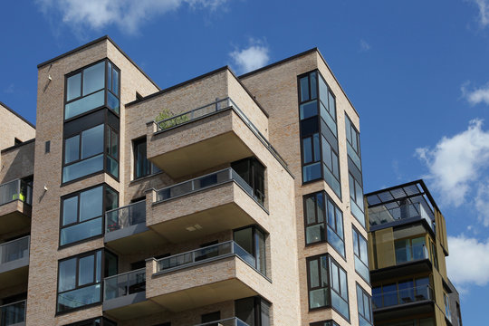 modernes Wohngeb&auml;ude in Hamburg