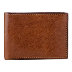 Brown leather wallet