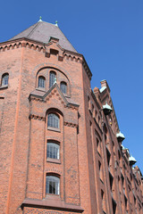 altes Gebäude in der Speicherstadt, Hamburg