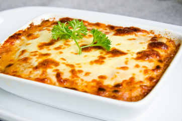 fresh lasagna