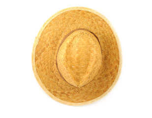 Straw Hat isolated on white background