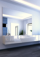 Fototapeta na wymiar Exclusive Wnętrze luksusowa łazienka