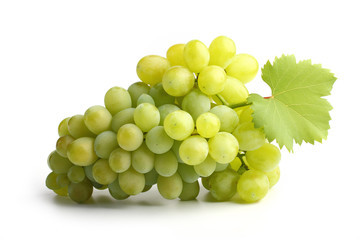 white grapes on white