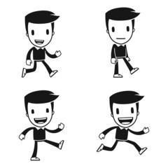 funny cartoon helper man