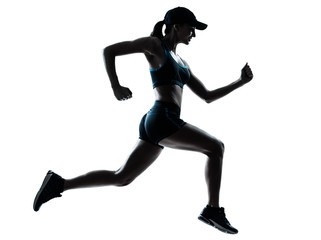 Fototapeta na wymiar jogger biegacz kobieta