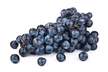 fresh blue grapes