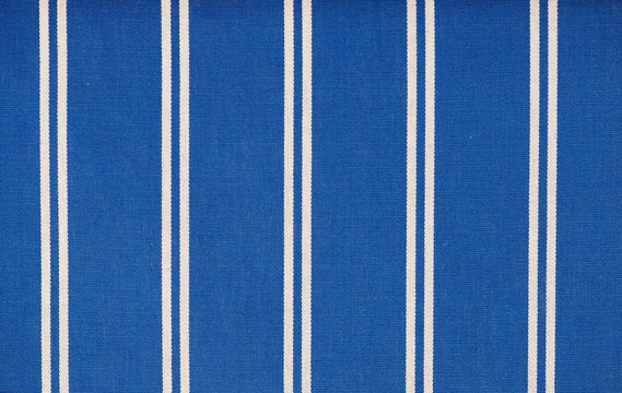 TELA, TEJIDO, TEXTURA BLANCA Y AZUL A RAYAS
