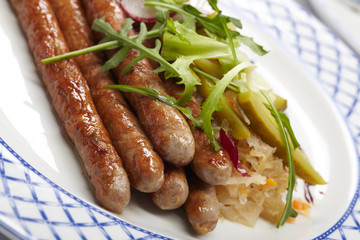 sausage with potatoes and cabbage