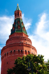 Corner Arsenal Tower (Sobakina) of the Moscow Kremlin
